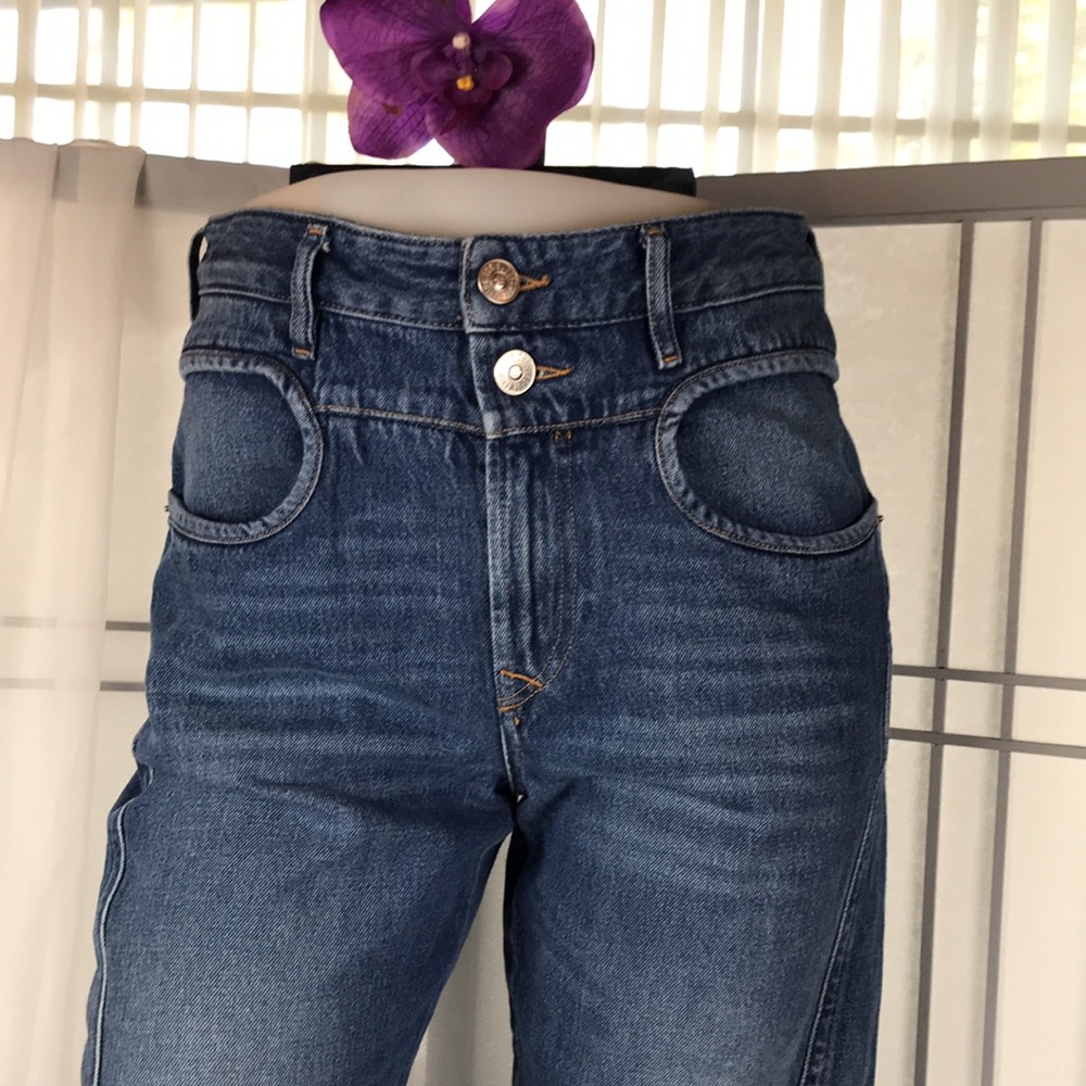 Diesel | Distressed High-Rise 100% Cotton Cropped Jeans | Size 28